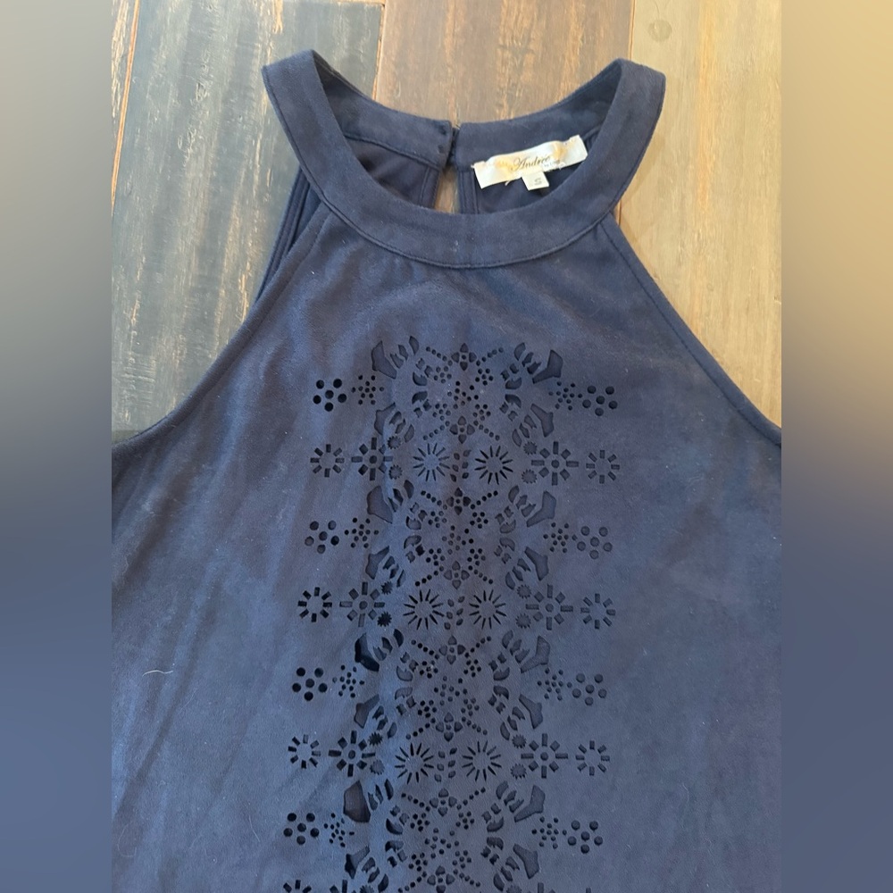 ANDREE BY UNIT Navy  Dress - Picture 4 of 7